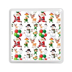 Seamless Pattern Christmas Memory Card Reader (square)