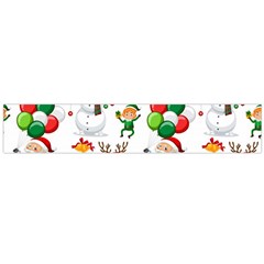 Seamless Pattern Christmas Large Flano Scarf 