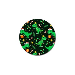 Christmas Funny Pattern Dinosaurs Golf Ball Marker by Vaneshart