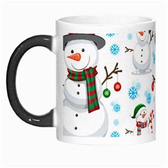 Christmas Snowman Seamless Pattern Morph Mugs by Vaneshart