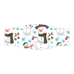 Christmas Snowman Seamless Pattern Stretchable Headband by Vaneshart