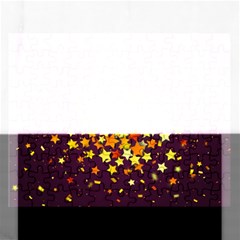 Colorful Confetti Stars Paper Particles Scattering Randomly Dark Background With Explosion Golden St Rectangular Jigsaw Puzzl by Vaneshart