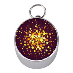 Colorful Confetti Stars Paper Particles Scattering Randomly Dark Background With Explosion Golden St Mini Silver Compasses by Vaneshart