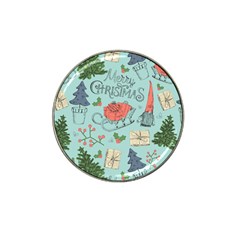 Vintage Christmas Pattern Hat Clip Ball Marker (10 Pack) by Vaneshart