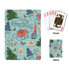 Vintage Christmas Pattern Playing Cards Single Design (rectangle) by Vaneshart