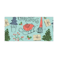 Vintage Christmas Pattern Yoga Headband by Vaneshart