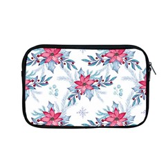 Watercolor Christmas Floral Seamless Pattern Apple Macbook Pro 13  Zipper Case by Vaneshart