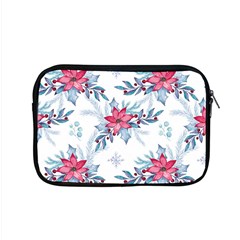 Watercolor Christmas Floral Seamless Pattern Apple Macbook Pro 15  Zipper Case by Vaneshart