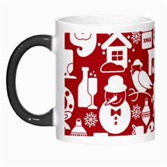 Christmas Seamless Pattern Icons Morph Mugs by Vaneshart