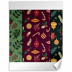 Christmas Pattern Collection Flat Design Canvas 12  X 16  by Vaneshart