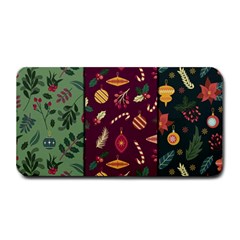 Christmas Pattern Collection Flat Design Medium Bar Mats by Vaneshart