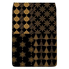 Golden Christmas Pattern Collection Removable Flap Cover (s) by Vaneshart