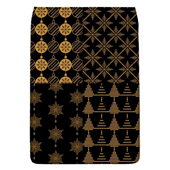 Golden Christmas Pattern Collection Removable Flap Cover (S)