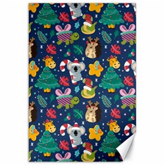 Colorful Funny Christmas Pattern Canvas 20  X 30  by Vaneshart