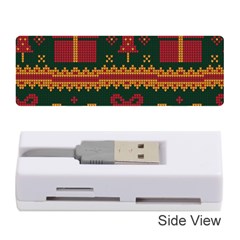 Knitted Christmas Pattern Memory Card Reader (stick) by Vaneshart