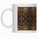 Luxury Ornamental Mandala Design Background White Mugs Left