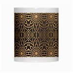 Luxury Ornamental Mandala Design Background White Mugs Center