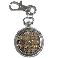 Luxury Ornamental Mandala Design Background Key Chain Watches by Vaneshart