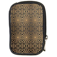 Luxury Ornamental Mandala Design Background Compact Camera Leather Case by Vaneshart