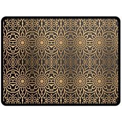 Luxury Ornamental Mandala Design Background Double Sided Fleece Blanket (large)  by Vaneshart