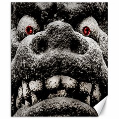 Monster Sculpture Extreme Close Up Illustration 2 Canvas 20  X 24  by dflcprintsclothing