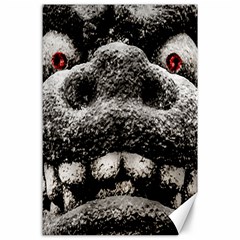 Monster Sculpture Extreme Close Up Illustration 2 Canvas 24  X 36  by dflcprintsclothing