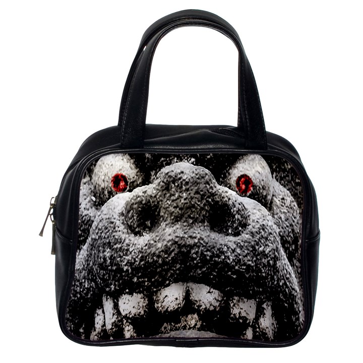 Monster Sculpture Extreme Close Up Illustration 2 Classic Handbag (One Side)