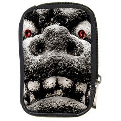 Monster Sculpture Extreme Close Up Illustration 2 Compact Camera Leather Case