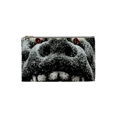 Monster Sculpture Extreme Close Up Illustration 2 Cosmetic Bag (small) by dflcprintsclothing