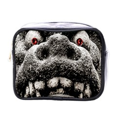 Monster Sculpture Extreme Close Up Illustration 2 Mini Toiletries Bag (one Side) by dflcprintsclothing