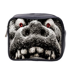 Monster Sculpture Extreme Close Up Illustration 2 Mini Toiletries Bag (two Sides) by dflcprintsclothing