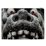 Monster Sculpture Extreme Close Up Illustration 2 Cosmetic Bag (XXL) Back