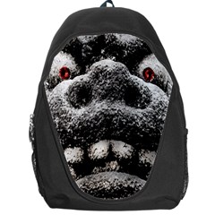 Monster Sculpture Extreme Close Up Illustration 2 Backpack Bag by dflcprintsclothing