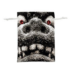 Monster Sculpture Extreme Close Up Illustration 2 Lightweight Drawstring Pouch (l) by dflcprintsclothing