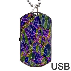 Ab 162 Dog Tag Usb Flash (two Sides) by ArtworkByPatrick