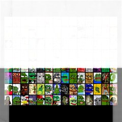 Pepe The Frog Memes Of 2019 Picture Patchwork Pattern Rectangular Jigsaw Puzzl by snek