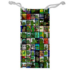 Pepe The Frog Memes of 2019 Picture Patchwork Pattern Jewelry Bag