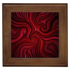 Electric Field Art Lviii Framed Tile by okhismakingart