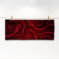 Electric Field Art Lviii Hand Towel by okhismakingart