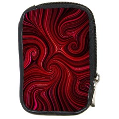 Electric Field Art Lviii Compact Camera Leather Case by okhismakingart