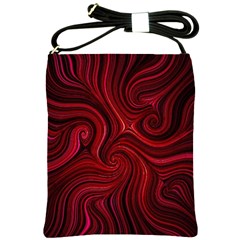 Electric Field Art Lviii Shoulder Sling Bag by okhismakingart