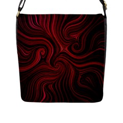 Electric Field Art Lviii Flap Closure Messenger Bag (l) by okhismakingart