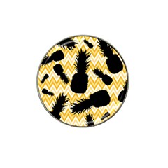 Ananas Chevrons Noir/jaune Hat Clip Ball Marker (10 Pack) by kcreatif