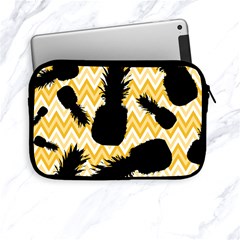 Ananas Chevrons Noir/jaune Apple Ipad Mini Zipper Cases by kcreatif