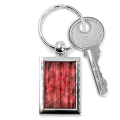 Abstrait Texture Rouge/noir Key Chain (rectangle) by kcreatif