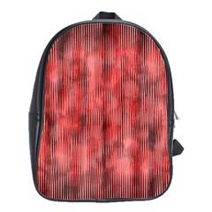 Abstrait Texture Rouge/noir School Bag (large) by kcreatif