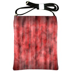 Abstrait Texture Rouge/noir Shoulder Sling Bag by kcreatif