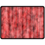 Abstrait Texture Rouge/Noir Double Sided Fleece Blanket (Large)  80 x60  Blanket Front