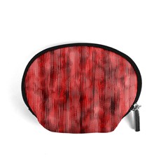 Abstrait Texture Rouge/noir Accessory Pouch (small) by kcreatif