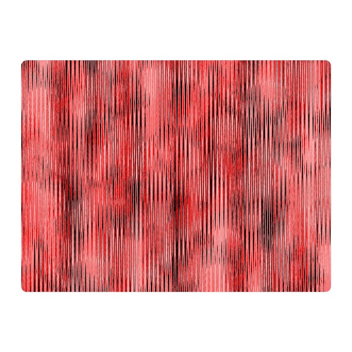 Abstrait Texture Rouge/Noir Double Sided Flano Blanket (Mini) 